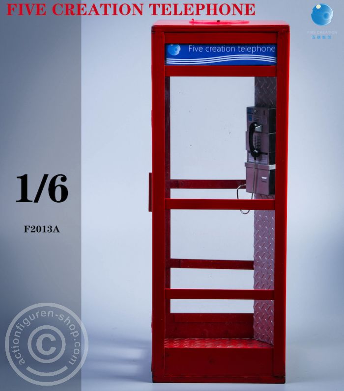 FTF2013-06 Telephone Booth - RED
