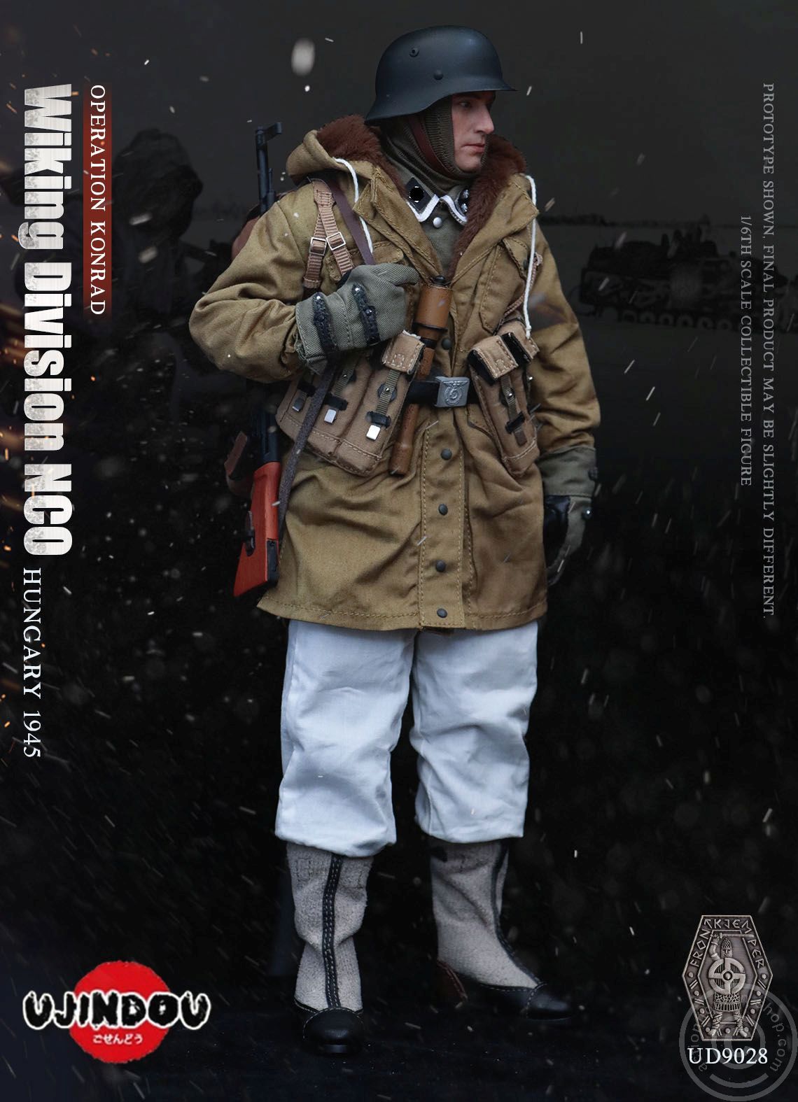 Wiking Division - NCO Operation Konrad - Hungary 1945 - leicht beschädigte Box - Wiking Division - NCO Operation Konrad - Hungary 1945 - leicht beschädigte Box -