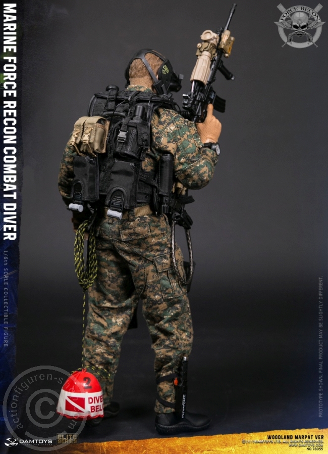 Marine Force Recon Combat Diver - Woodland