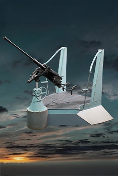U-Boot Tower Diorama Set C + D (U-Boot Tower Gun Deck + 20mm FLAK)
