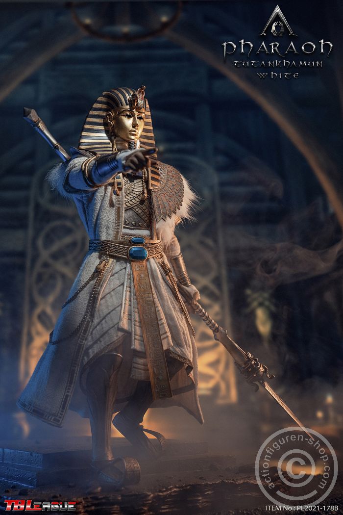 PL2021-178B-03 Pharaoh Tutankhamun - White