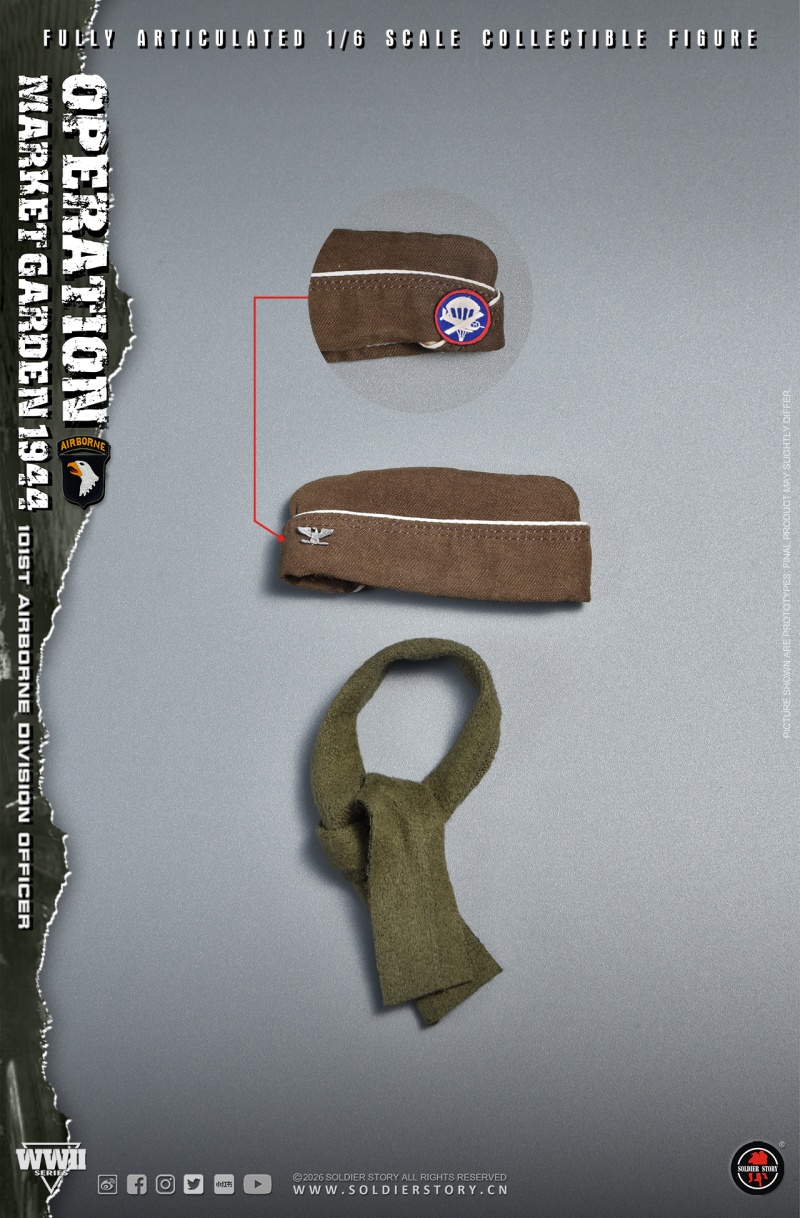 U.S. Army 101st Airborne Division Officer - WWII Operation Market Garden - in 1:6 scale