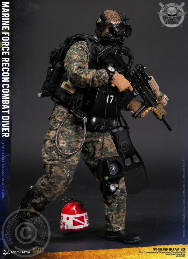 Marine Force Recon Combat Diver - Woodland