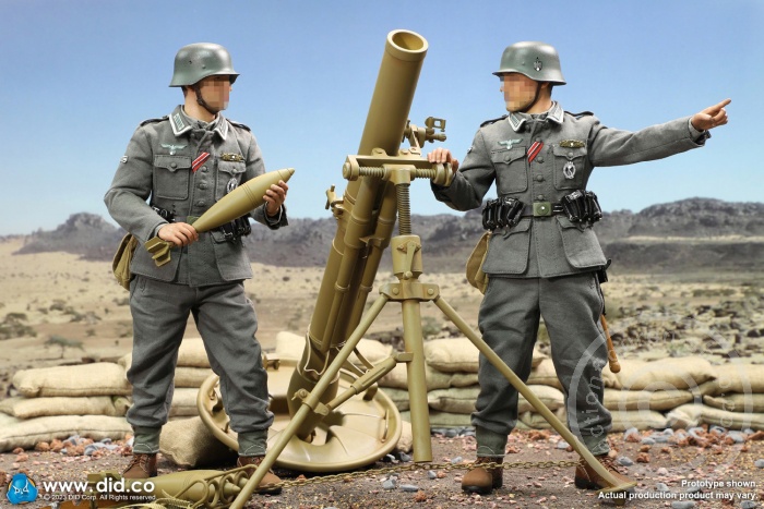 German 12cm Granatwerfer 42 mortar (sand) - WW II