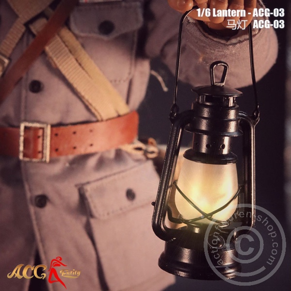 JOA-ACG03-10 Wind- Petroleum-Lampe - Metall - mit LED