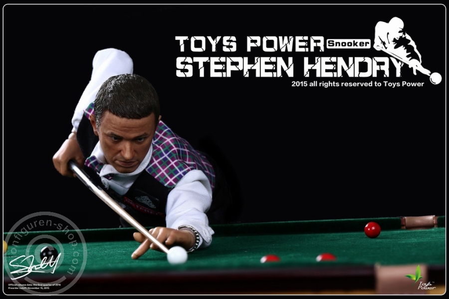 TP-CT008-04 Snooker Player Hendry with Snooker Table