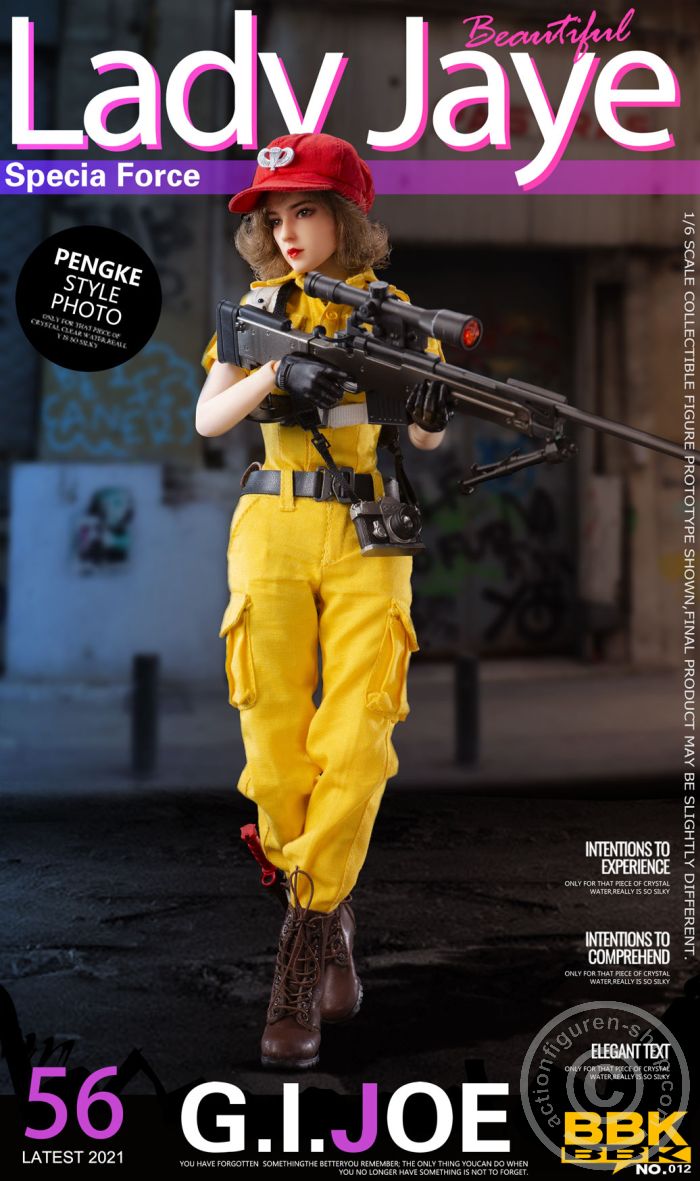 BBK012-05 Lady Jaye - GI-JOE Female Soldier Model