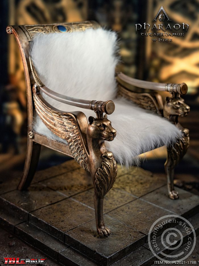PL2021-178B-08 Pharaoh Tutankhamun - White