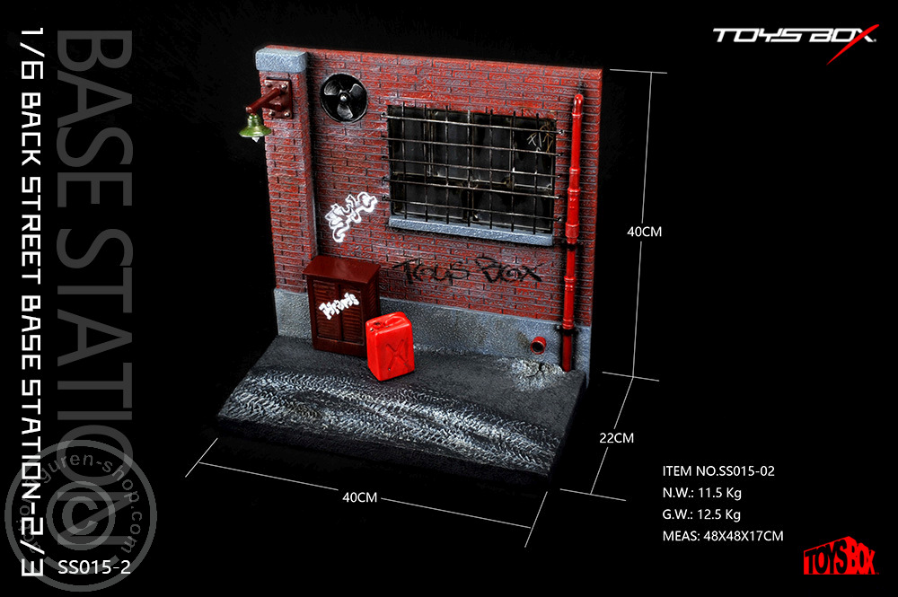 TB-SS0151-2-03 Back Street Base Station - Diorama 2