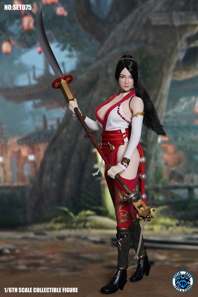 Kung Fu Goddess Character Set - red