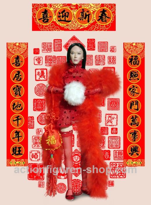 Chinese Female Cloth Set 2 - mit kurzem Top