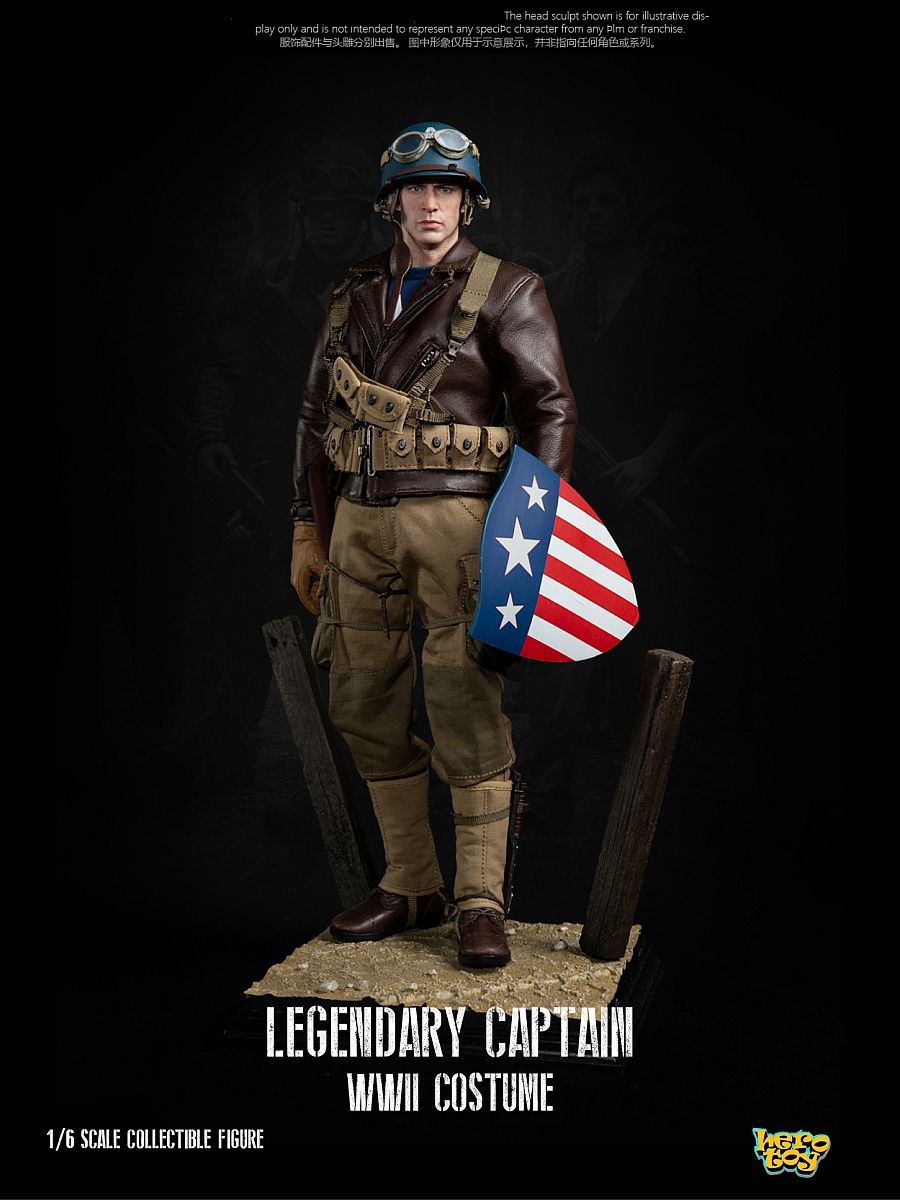 Legendary Captain in WWII Costume - Special Edition - in 1/6 scale