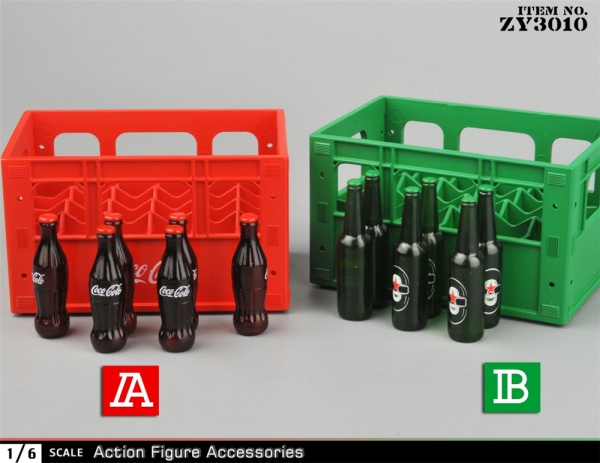 ZY3010B-05 Beer Crate with 6 Bottles