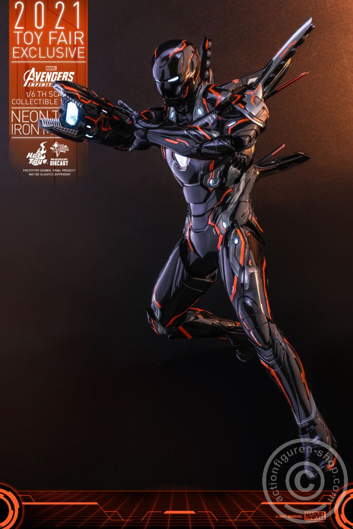 608383-05LWu1EiJO2Gy2C Avengers Infinity War - Neon Tech Iron Man 4.0 - Exclusive - MMS597D39