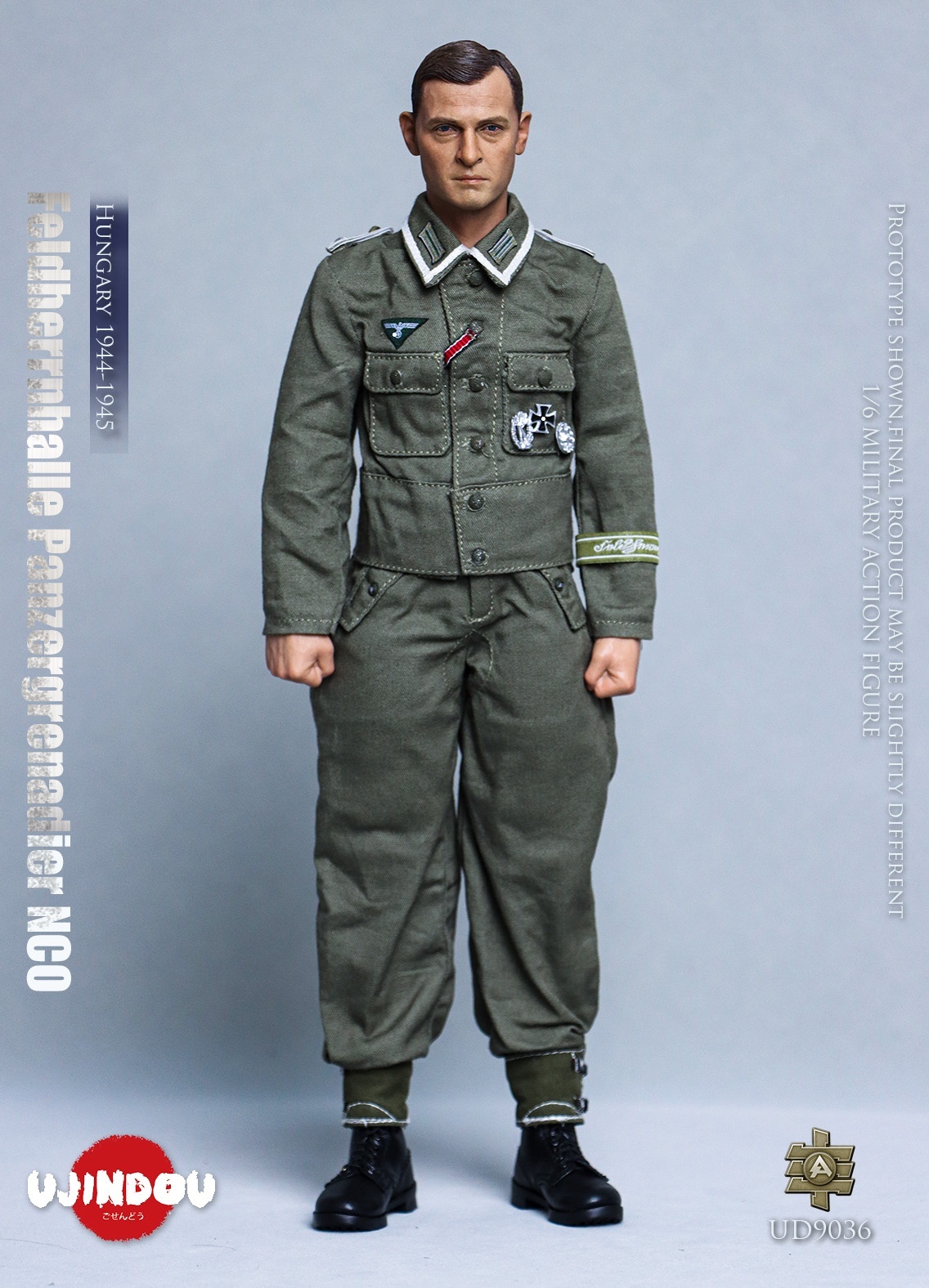 German WWII - Feldherrnhalle Panzergrenadier NCO - Hungary 1944-1945 - in 1/6 scale
