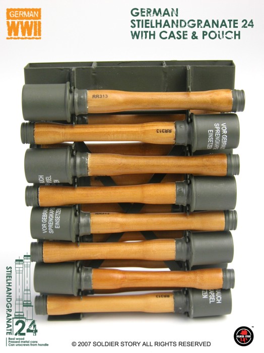 SSt-M24-23 Stielhandgranate 24 mit Packkasten