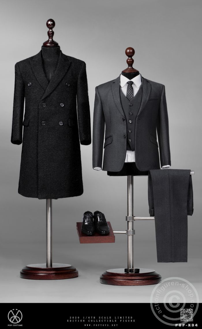 Couture Version Rich Gentleman "Ben" Overcoat Suit Set