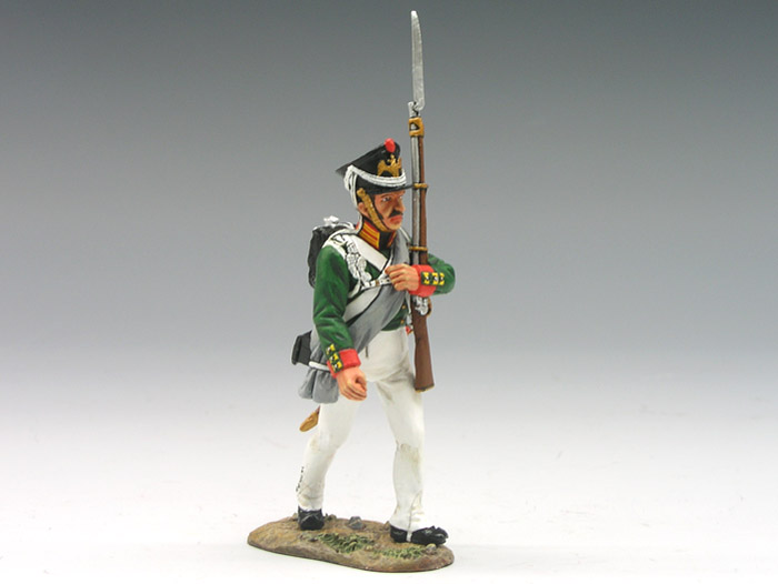 Russian Guards: 'Preobrajenski Regt' Marching Rifleman
