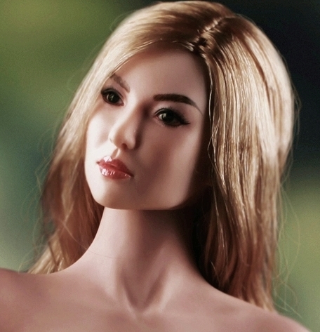 Kopf mit Blonden Haaren