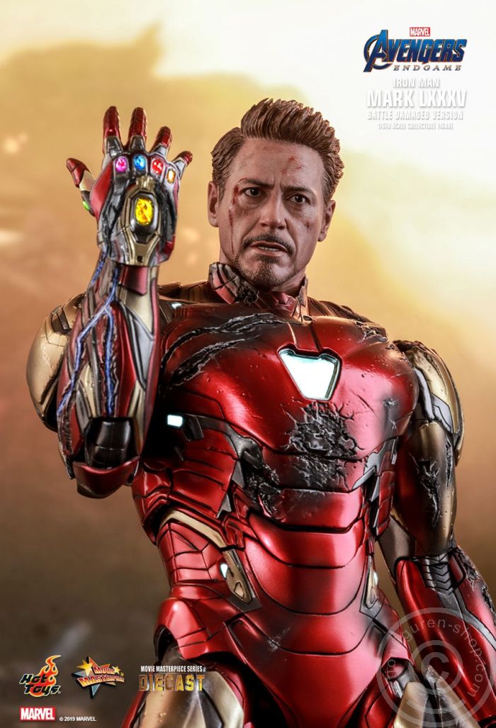 Avengers: Endgame - Iron Man Mark LXXXV (Battle Damaged Version) - MMS543D33 Avengers: Endgame - Iron Man Mark LXXXV (Battle Damaged Version) - MMS543D33