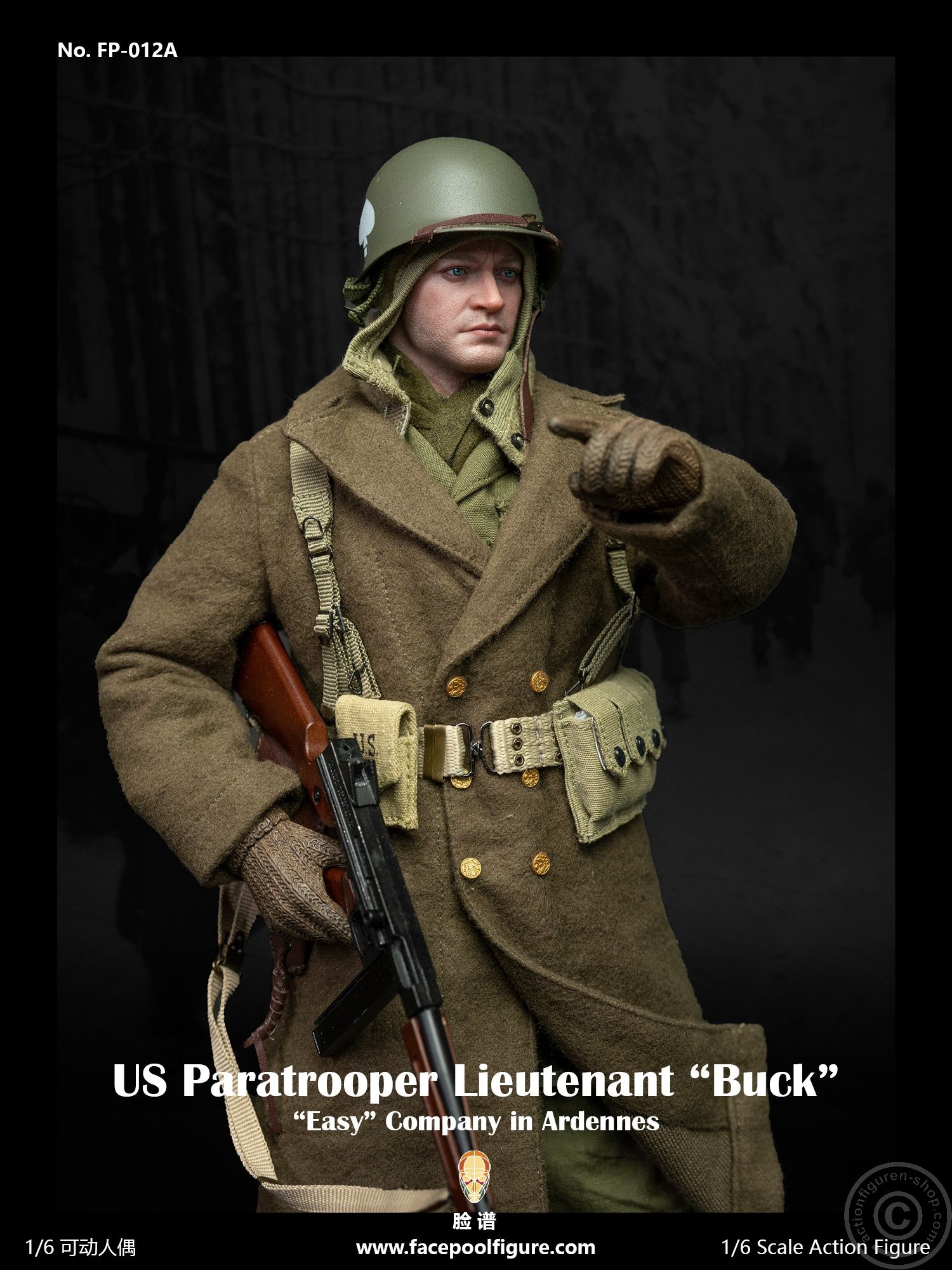 WWII U.S. Paratrooper - Lieutenant Buck - Easy Company - Winter Uniform WWII U.S. Paratrooper - Lieutenant Buck - Easy Company - Winter Uniform