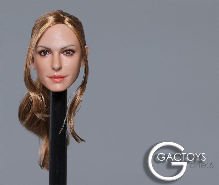 Female Head - gold-blond hair