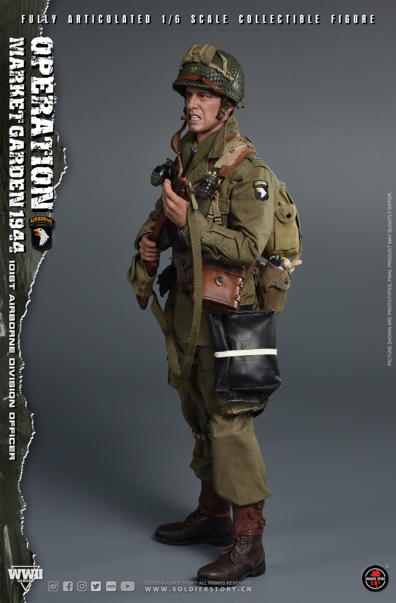 U.S. Army 101st Airborne Division Officer - WWII Operation Market Garden - in 1:6 scale