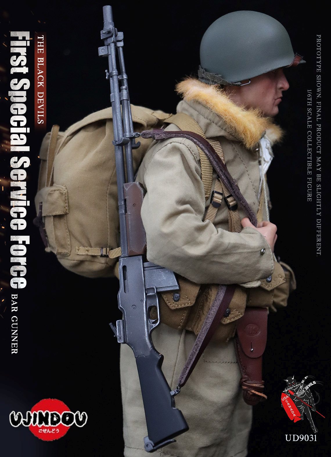 First Special Service Force - BAR Gunner - The Black Devils