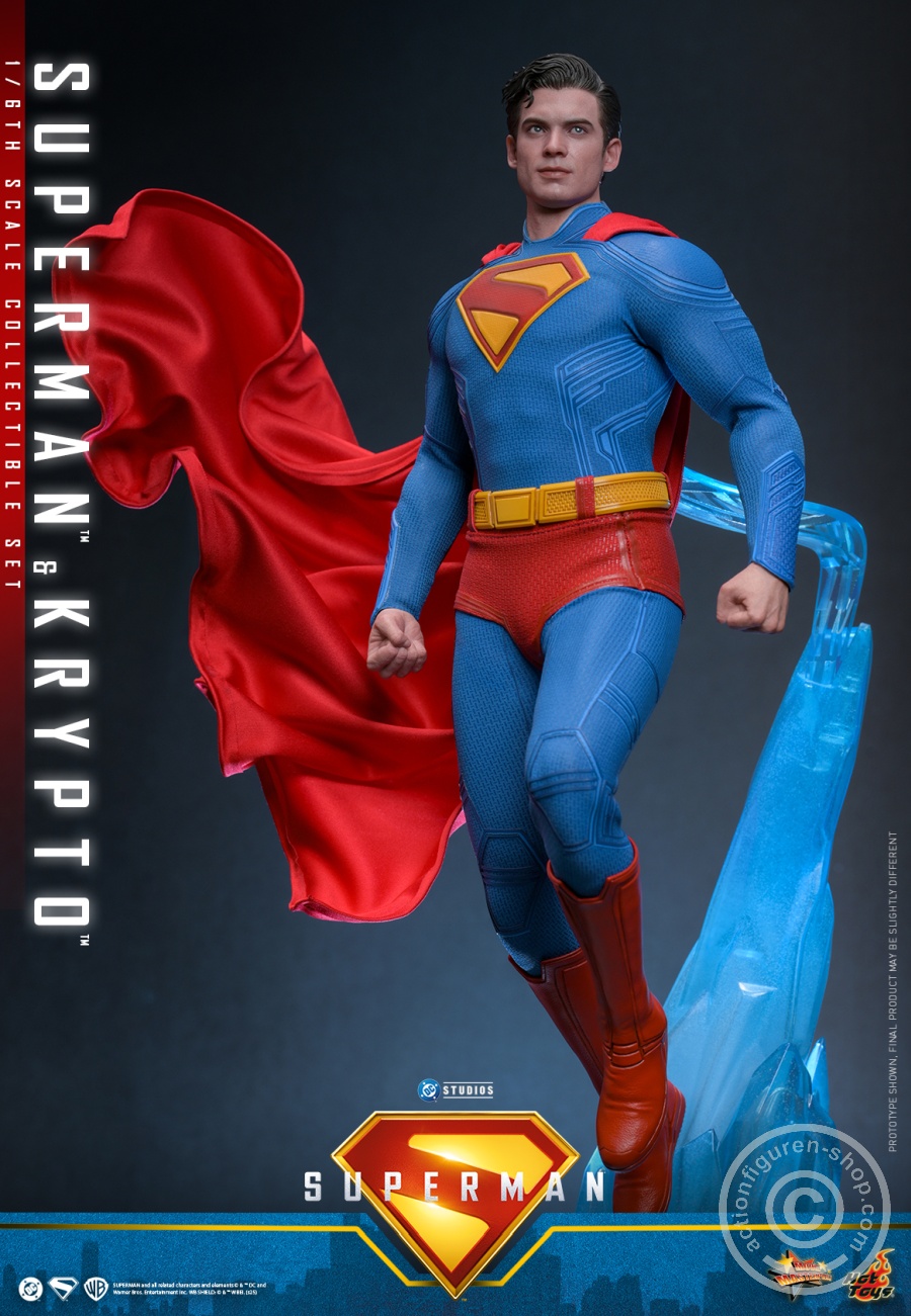 Hot Toys – MMS812 - Superman - 1/6th scale Superman & Krypto Collectible Set Hot Toys – MMS812 - Superman - 1/6th scale Superman & Krypto Collectible Set