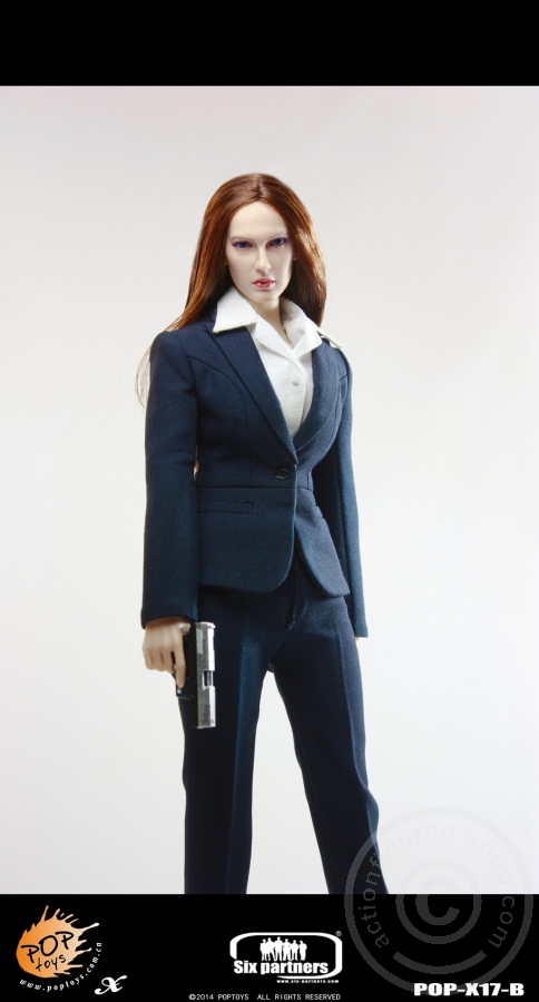 PTx17B-05 MI6 Female Agent - Blue Suit