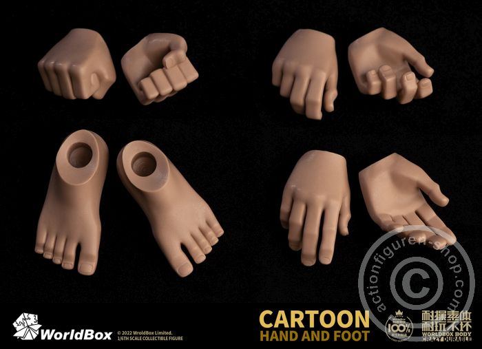 Cartoon Hand and Foot Set
