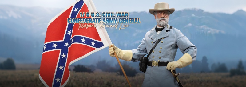 Robert Edward Lee - U.S. Civil War Confederate Army General - in 1/6 scale