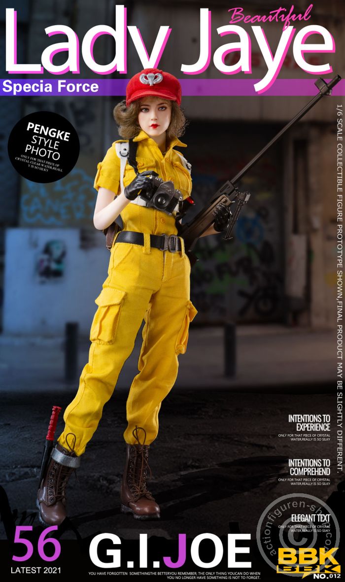 BBK012-06 Lady Jaye - GI-JOE Female Soldier Model