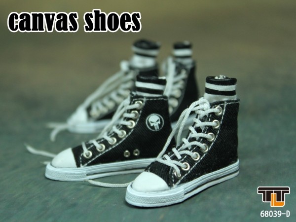 Canvas Schuhe - männlich - schwarz