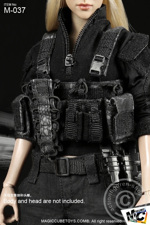 Female Black Shooter Set