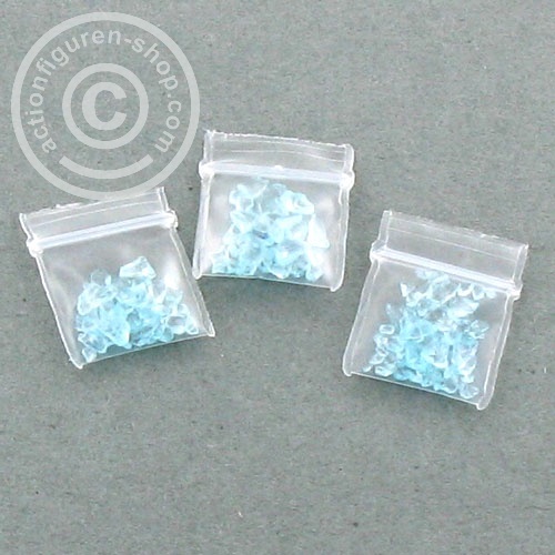 1 Mini-Mini Ziplock Bag 12 x 17mm - w/ Meth. filling