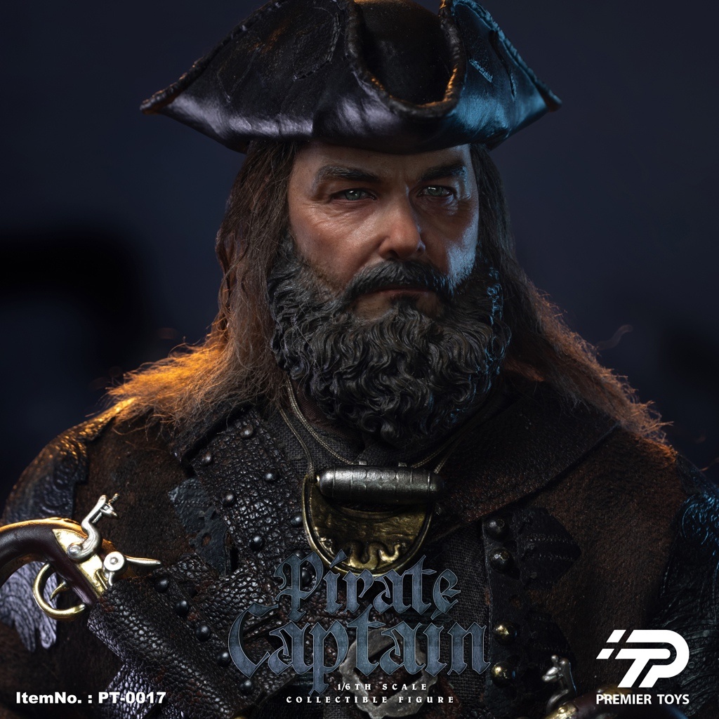 Pirate Captain - Blackbeard - Edward Teach-  in 1/6 scale