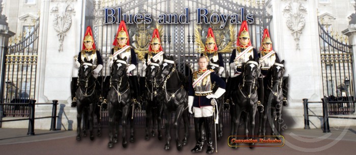 Blues and Royals mit Pferd - Show Exclusive