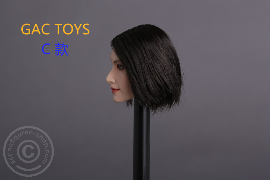 gac008c-045f4xcWvIAb4un Female Head - black short Hair
