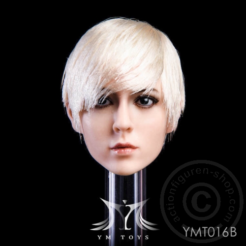 Kopf - blonde kurze Haare