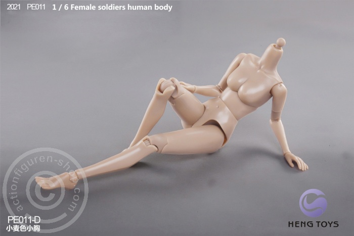 HTPE011D_02 Highly Mobile Female Body - sun-tan/smaller Breast
