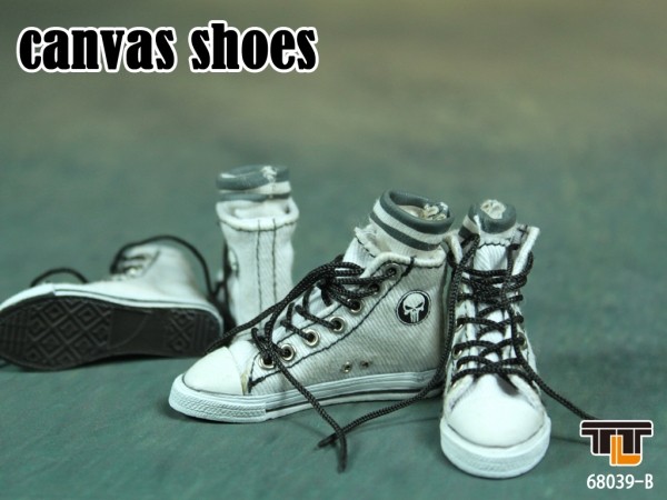 Canvas Schuhe - männlich - weiß