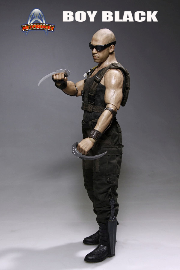 ArtF018-07 Boy Black - Riddick - Pitch Black