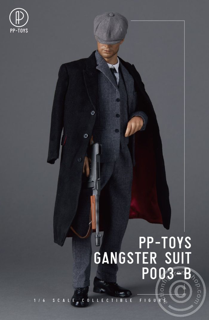 Gangster Suit - Peaky Blinders Set - grey