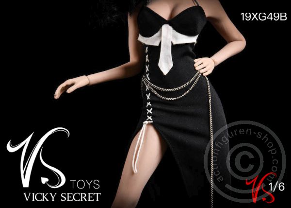 VST19xG49B-09 Female Party Dress - black