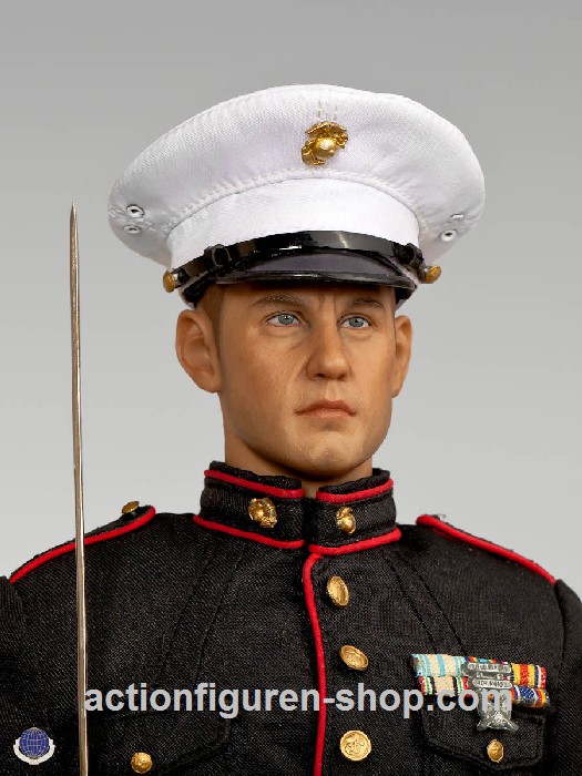 CAL8013-13 U.S. Marine Corps in Parade Uniform w/ M1 Garand