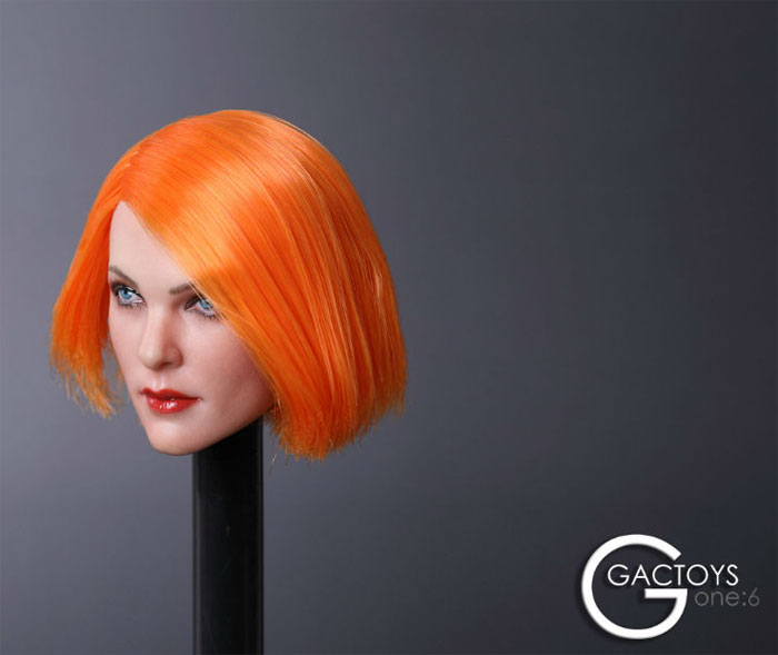 Female Head - orange Hair