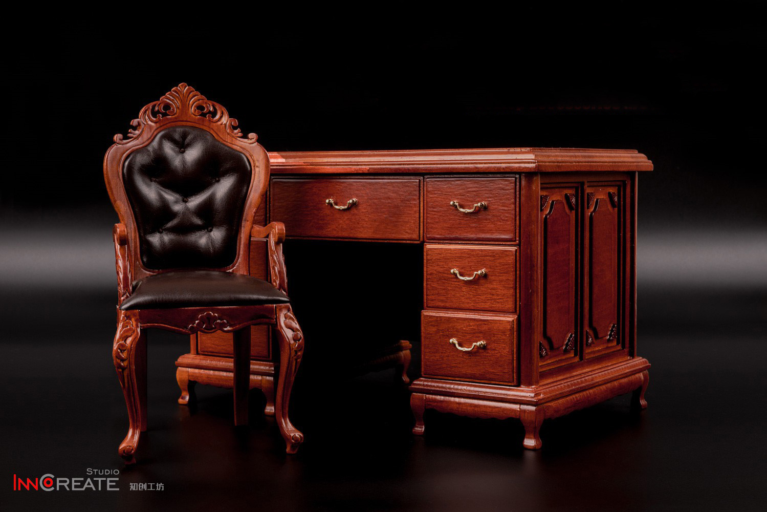 19th. Century Solid Wood Furniture Set