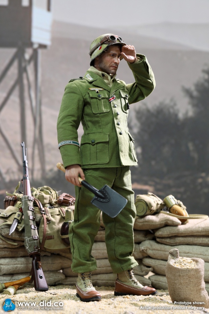 80152-34 Burk - WWII German Africa Korps Infantry Man
