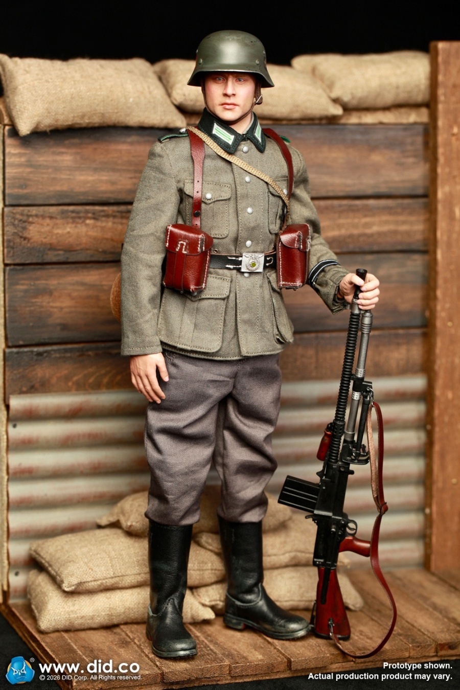 Friedrich - WWII German SS Polizei-Division ZB30 Gunner - in 1/6 scale